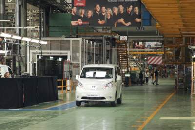 Nissan's second 100 percent electric vehicle starts global production in Spain