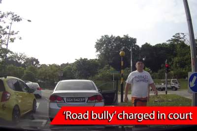 'Road bully' from viral videos charged in court