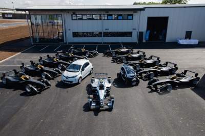 Formula E teams receive the first batch of electric single seater racing cars