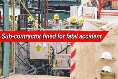 Sub-contractor fined for Bugis Downtown Line fatal accident