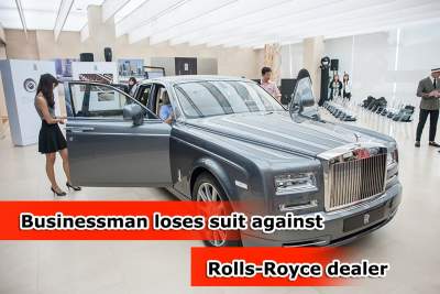 Hotelier loses lawsuit against local Rolls-Royce dealer