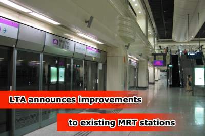 LTA announces improvements to existing MRT stations