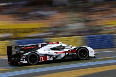 Audi claims all three R18 hybrid sports cars are thoroughly prepared for Le Mans