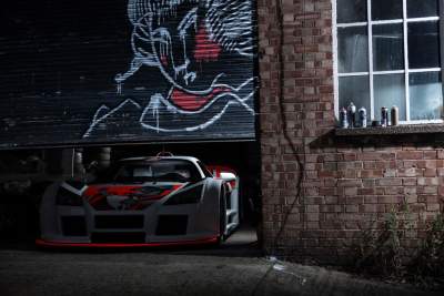 London Motor Museum unveils one of the world's first tattooed cars