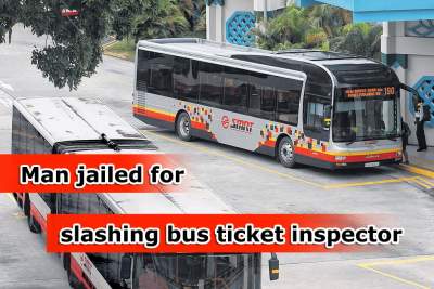 Man jailed for three months for slashing ticket inspector on board bus