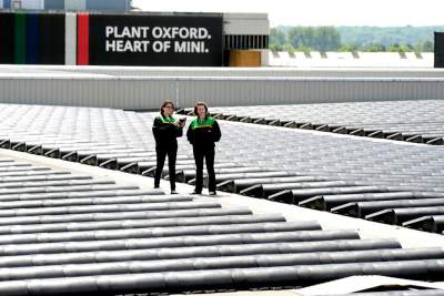 More than 11,500 solar panels aid MINI to harness renewable energy