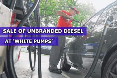 At least 15 locations found retailing unbranded diesel from 'white pumps'