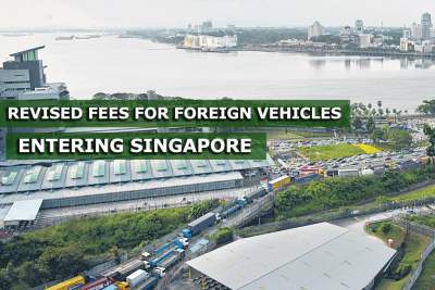 Revised fees for the Vehicle Entry Permit and Goods Vehicle Permit