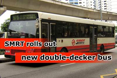 SMRT's new double-decker buses to start operating from 13th July
