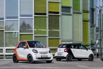 Smart unveils the new fortwo and forfour