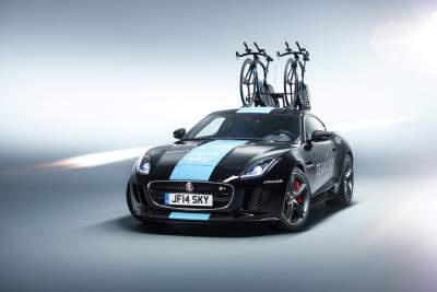 Jaguar builds custom F-TYPE R Coupe to support Tour De France