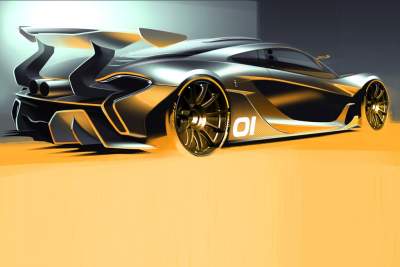 McLaren P1 GTR design concept to debut at Concours d'Elegance