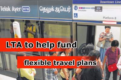 LTA to help fund flexible travel plans so that commuters can enjoy free travel