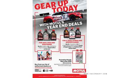Paint the town red with Motul's Specific range