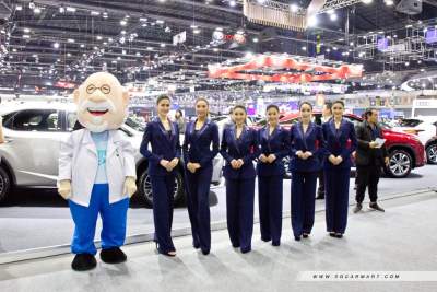 All smiles at the Thailand International Motor Expo 2018