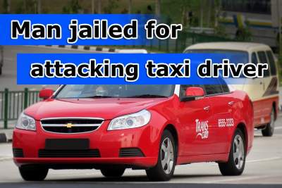 Man who attacked cabby sentenced to jail