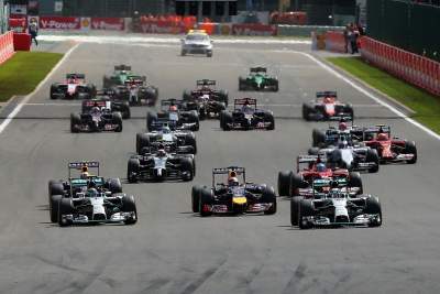 Daniel Ricciardo claims victory as team mate rivalry in Mercedes intensifies