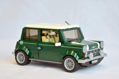 The classic Mini has been immortalised with LEGO blocks