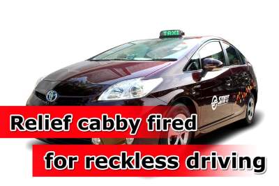 SMRT terminates relief cabby for reckless driving