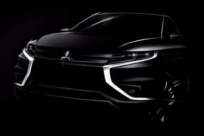 Mitsubishi unveils design sketch for striking Outlander PHEV Concept-S