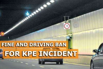 'Car race' in KPE results in fine and driving ban