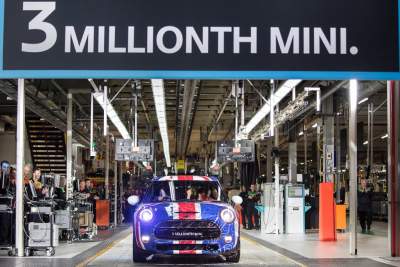 MINI rolls off its three millionth car at Plant Oxford