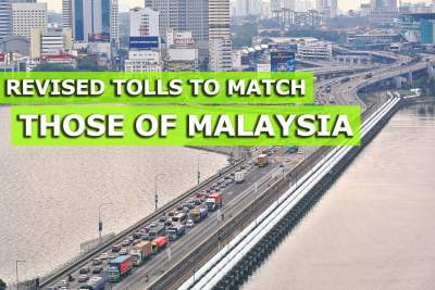 Singapore to match Malaysia's tolls at Causeway from 1st October