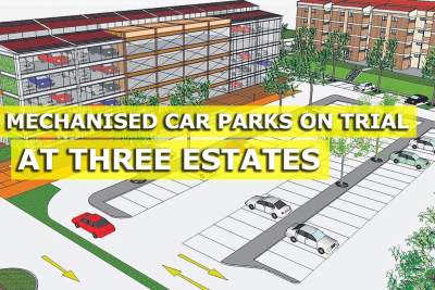 HDB tries out mechanised car parks in Bukit Panjang, Changi and Yishun