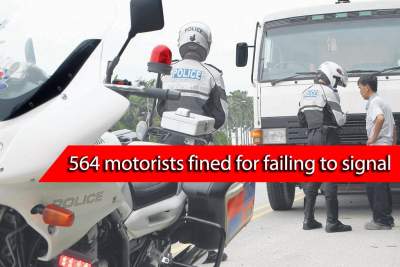 The Traffic Police has issued 564 summonses to motorists who failed to signal