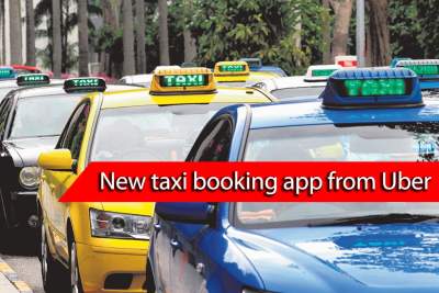 Uber launches new taxi booking app in Singapore