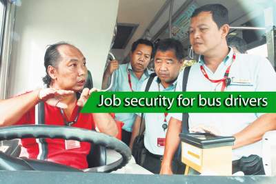 Job security of bus drivers safeguarded in new contracting model