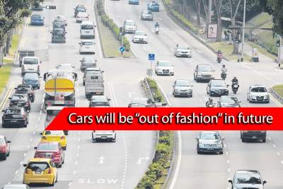 Minister Khaw Boon Wan believes cars will go "out of fashion" in future