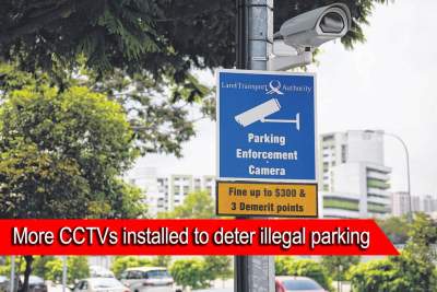 LTA to install CCTV cameras at 10 more locations to discourage illegal parking