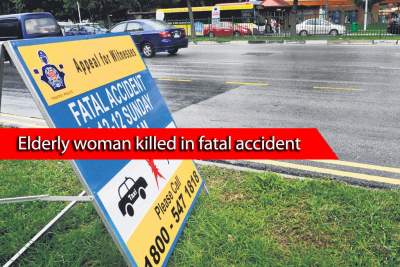 One dead and two injured after a collision between a bus and car