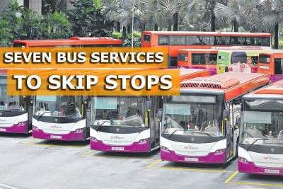Eight bus stops skipped by seven SBS bus services due to ST Run