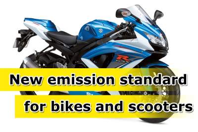 NEA to raise emission standard for bikes and scooters