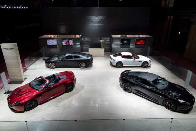 Aston Martin at the 2014 Paris Motor Show