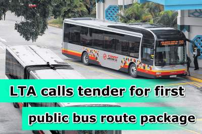 LTA calls tender for first public bus route package