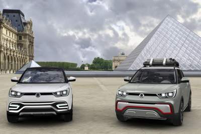 Ssangyong unveils two new SUV concepts in Paris