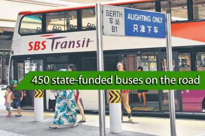 450 state-funded buses injected into public bus fleet