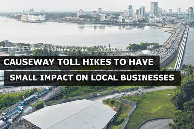 Impact of Causeway toll hikes on local economic activity likely to be small