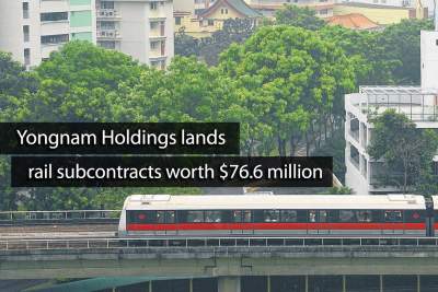 Thomson-East Coast MRT Line subcontracts secured by Yongnam Holdings