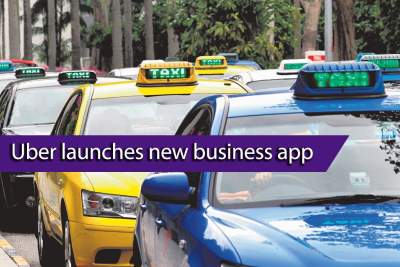 Uber has launched a new business app for taxi companies here