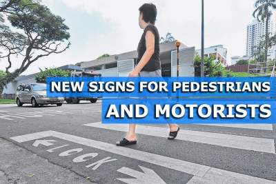 Better road safety with new signs for pedestrians and motorists