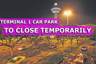 Car park at Terminal 1 to close temporarily as part of trial