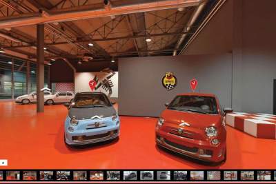 Abarth opening the doors to its factory using Google Street View