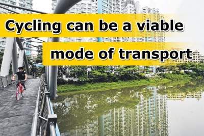 Minister promotes cycling as a viable mode of transport