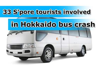 33 Singapore tourists involved in bus crash in Hokkaido