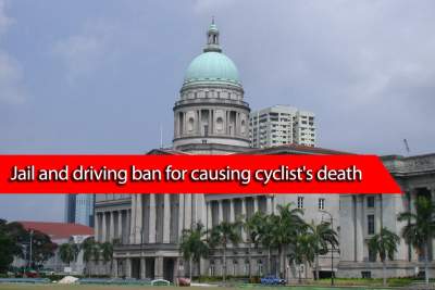 Motorist slapped with jail term and driving ban for causing death of rider