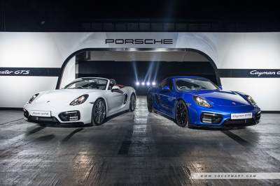 The Boxster and Cayman made sportier